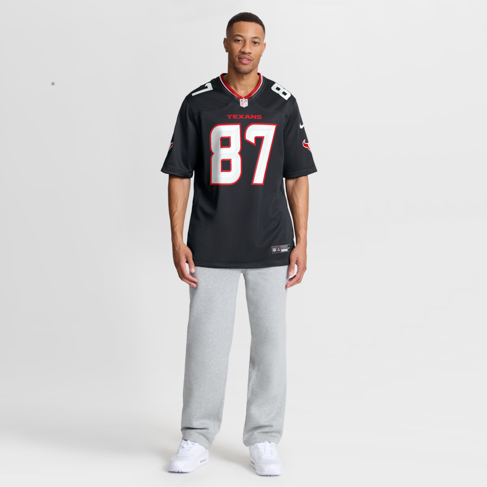 Houston Texans Merch - Men's Cade Stover Game Jersey, Navy - Best Presents For Football Fans 1 - Unicasport Houston Texans Merch - Men's Cade Stover Game Jersey, Navy - Best Presents For Football Fans