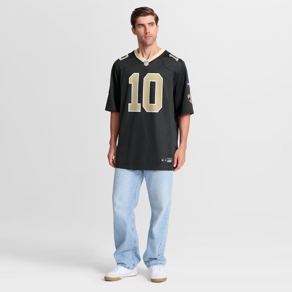 New Orleans Saints Merch - Men's Brandin Cooks Team Game Jersey, Black 1 - Unicasport New Orleans Saints Merch - Men's Brandin Cooks Team Game Jersey, Black