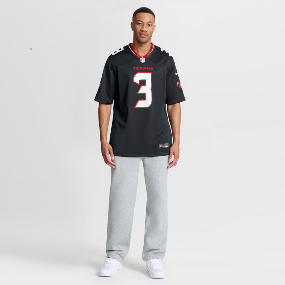 Houston Texans Merch - Men's Tank Dell Game Jersey, Navy 1 - Unicasport Houston Texans Merch - Men's Tank Dell Game Jersey, Navy