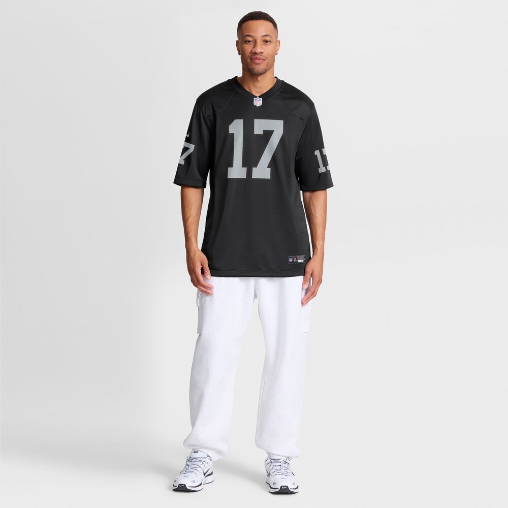 Las Vegas Raiders Merch - Men's Nakobe Dean Team Game Jersey, Black 1 - Unicasport Las Vegas Raiders Merch - Men's Nakobe Dean Team Game Jersey, Black