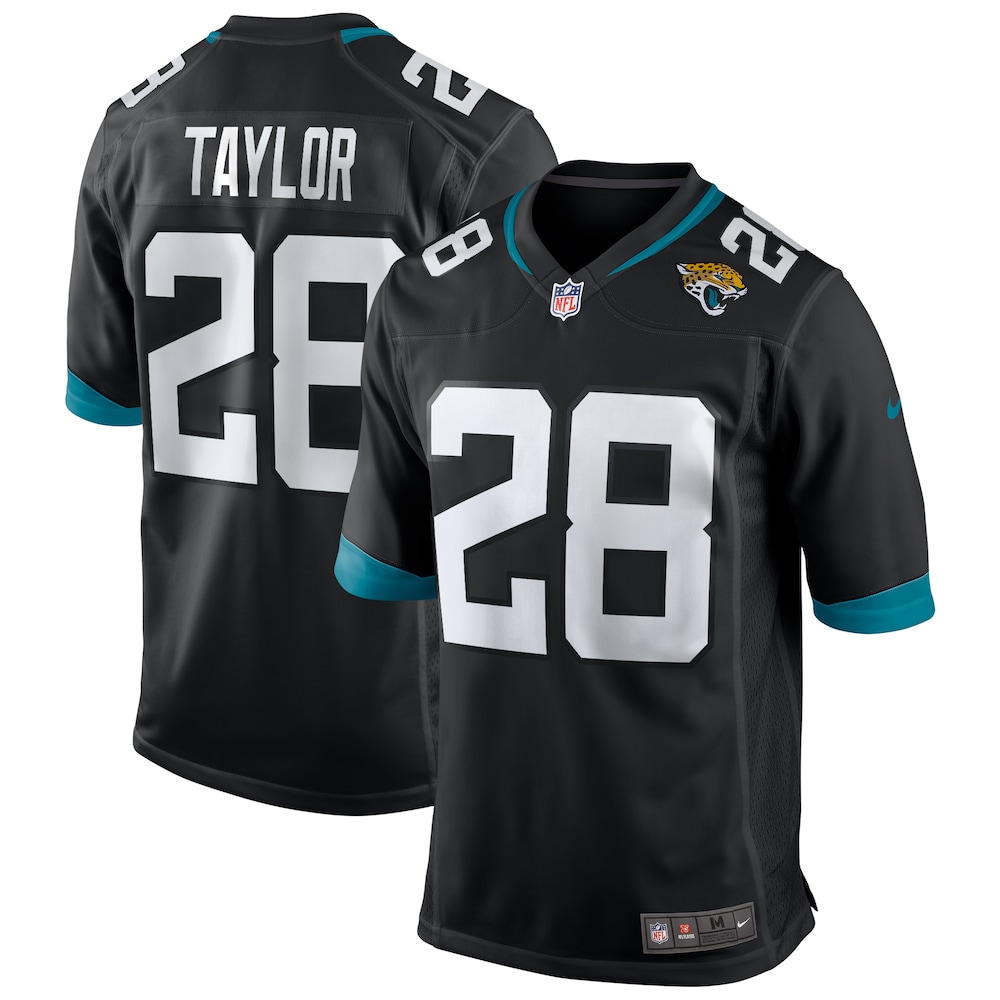 Jacksonville Jaguars Merch - Men's Fred Taylor Retired Player Alternate Game Jersey, Black - Birthday Present For Football Fan 1 - Unicasport Jacksonville Jaguars Merch - Men's Fred Taylor Retired Player Alternate Game Jersey, Black - Birthday Present For Football Fan