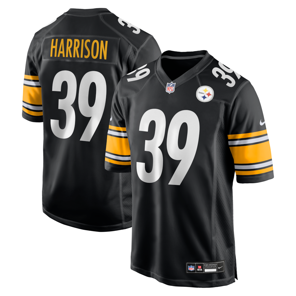 Pittsburgh Steelers Merch - Men's Malik Harrison Team Game Jersey, Black - Football Gifts For Men 1 - Unicasport Pittsburgh Steelers Merch - Men's Malik Harrison Team Game Jersey, Black - Football Gifts For Men
