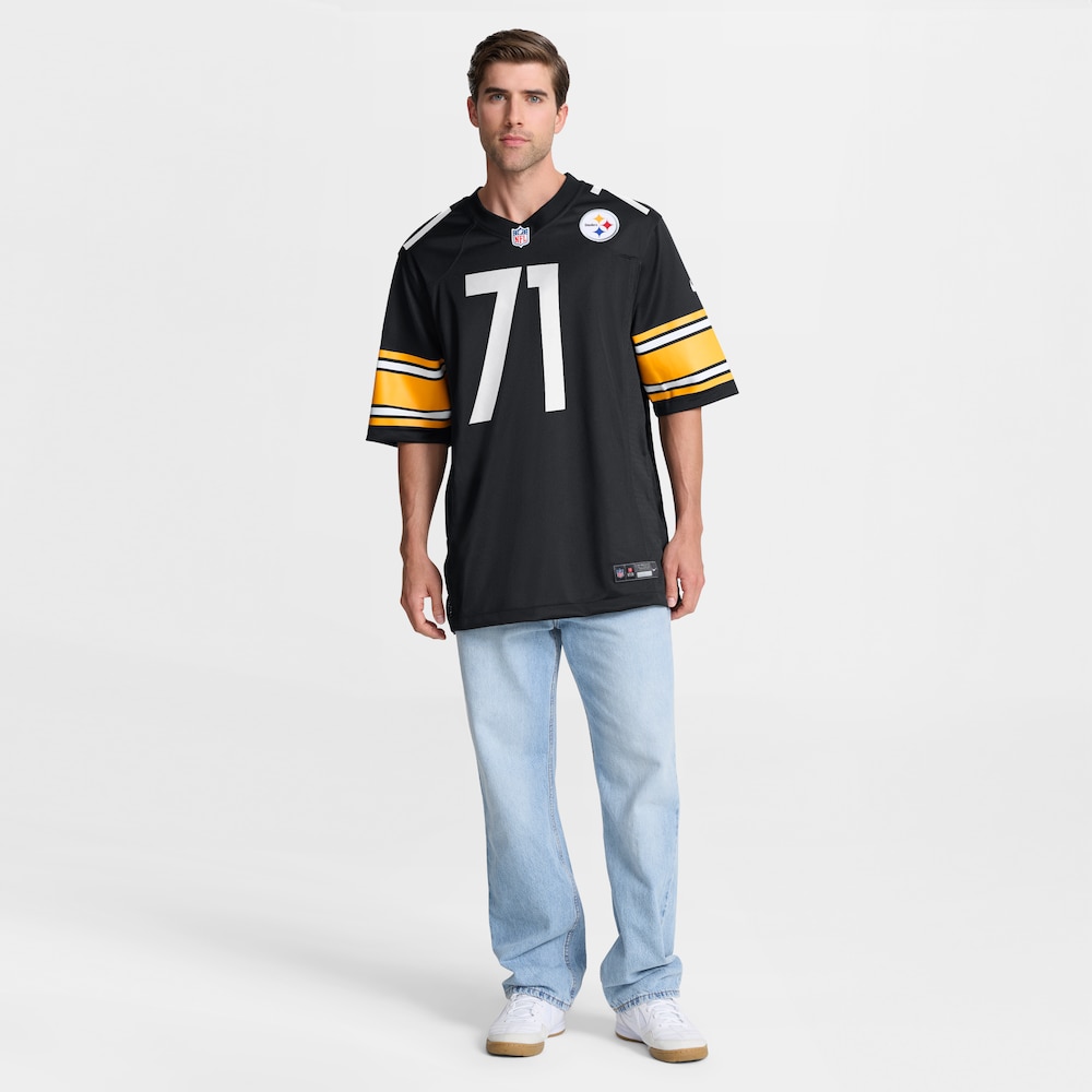 Pittsburgh Steelers Merch - Men's Max Iheanachor 2026 NFL Draft First Round Pick No. 21 Team Game Jersey, Black