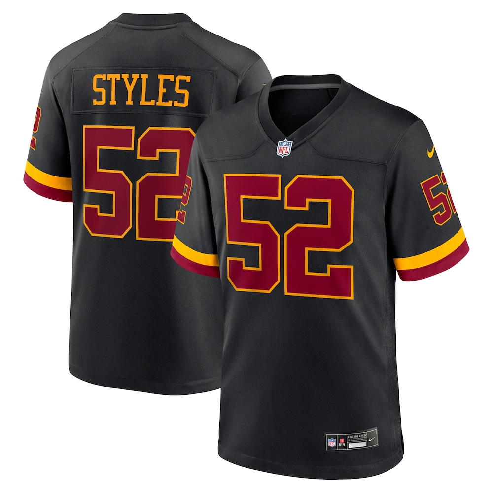 Washington Commanders Merch - Men's Sonny Styles Jersey, Black 1 - Unicasport Washington Commanders Merch - Men's Sonny Styles Jersey, Black