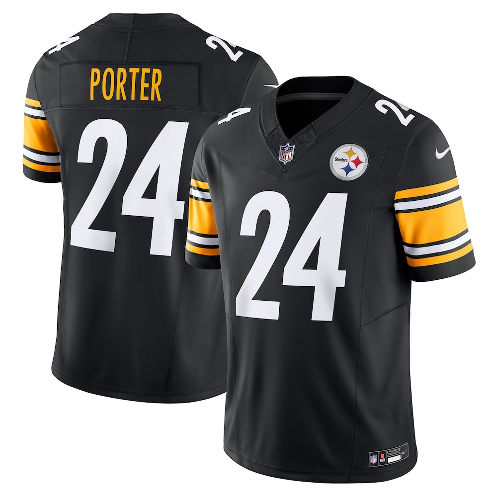 Pittsburgh Steelers Merch - Men's Joey Porter Jr. Vapor F.U.S.E. Limited Jersey, Black 1 - Unicasport Pittsburgh Steelers Merch - Men's Joey Porter Jr. Vapor F.U.S.E. Limited Jersey, Black
