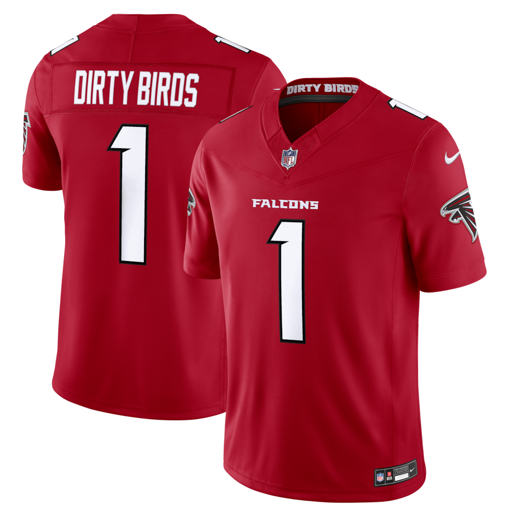 Atlanta Falcons Merch - Men's Dirty Birds Team Vapor F.U.S.E. Stitched Limited Jersey, Red 1 - Unicasport Atlanta Falcons Merch - Men's Dirty Birds Team Vapor F.U.S.E. Stitched Limited Jersey, Red