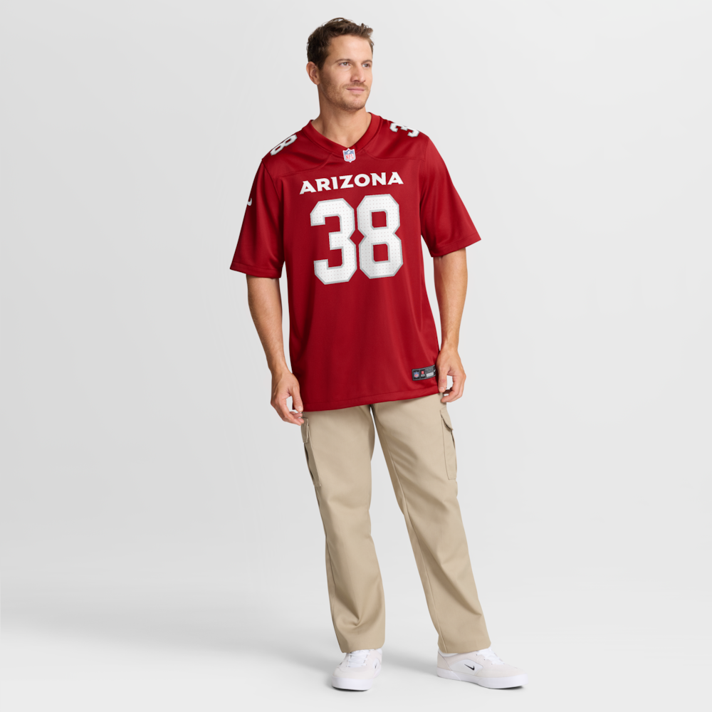 Arizona Cardinals Merch - Men's Chad Ryland Cardinal Team Game Jersey 1 - Unicasport Arizona Cardinals Merch - Men's Chad Ryland Cardinal Team Game Jersey