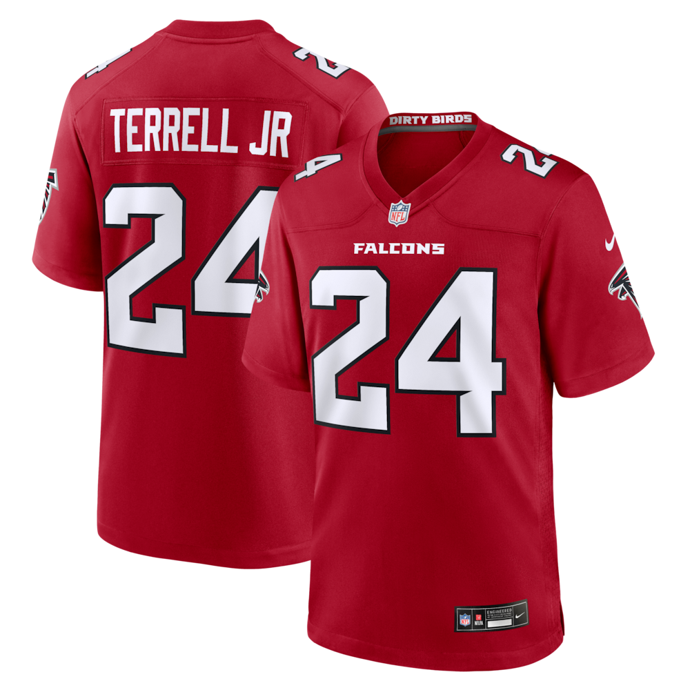 Atlanta Falcons Merch - Men's A.J. Terrell Game Jersey, Reds For Men 1 - Unicasport Atlanta Falcons Merch - Men's A.J. Terrell Game Jersey, Reds For Men