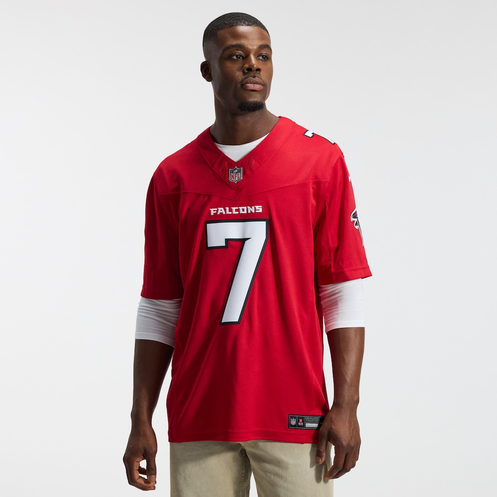 Atlanta Falcons Merch - Men's Bijan Robinson Team Vapor F.U.S.E. Stitched Limited Jersey, Red 1 - Unicasport Atlanta Falcons Merch - Men's Bijan Robinson Team Vapor F.U.S.E. Stitched Limited Jersey, Red