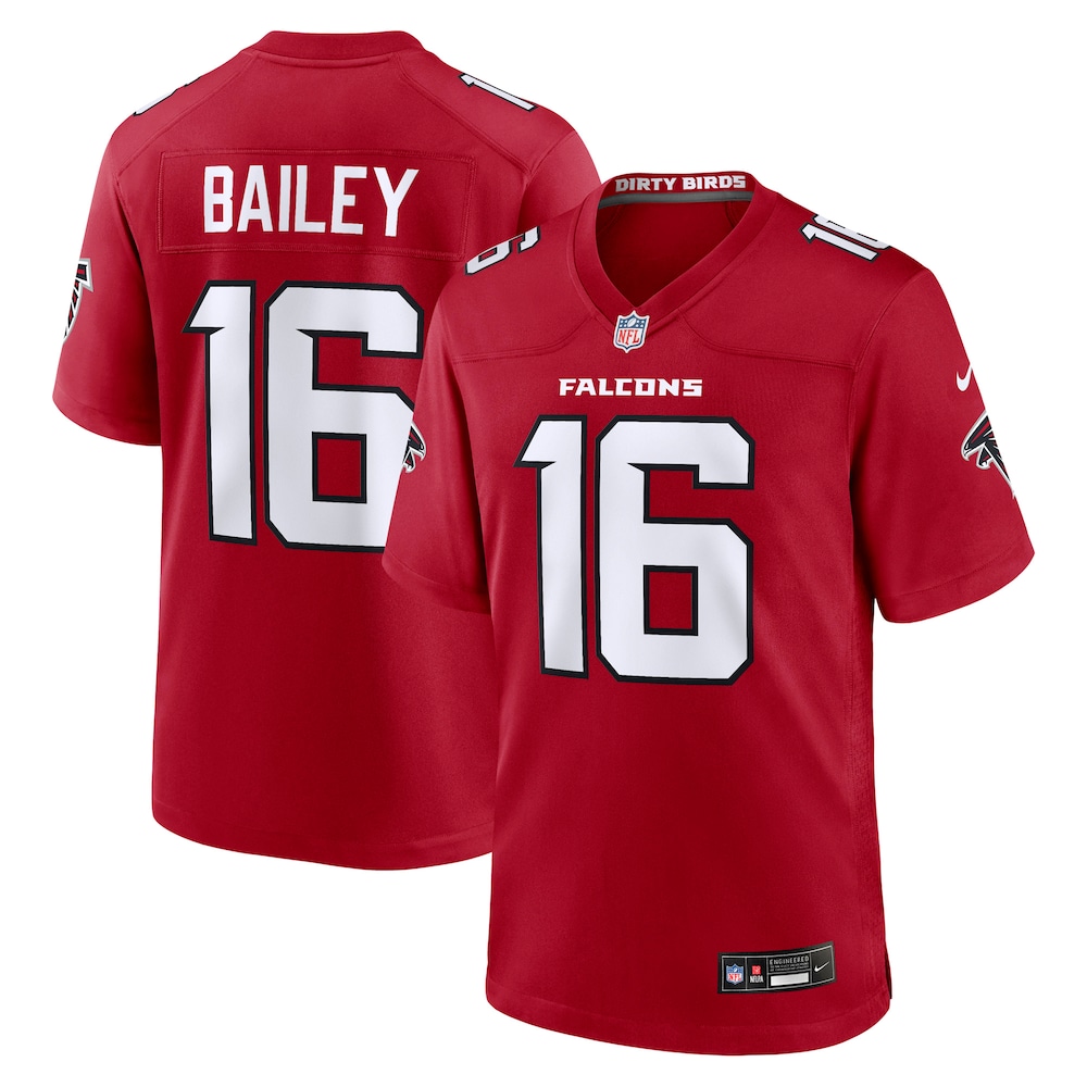 Atlanta Falcons Merch - Men's Jake Bailey Team Game Jersey, Red - Football Gifts For Men 1 - Unicasport Atlanta Falcons Merch - Men's Jake Bailey Team Game Jersey, Red - Football Gifts For Men