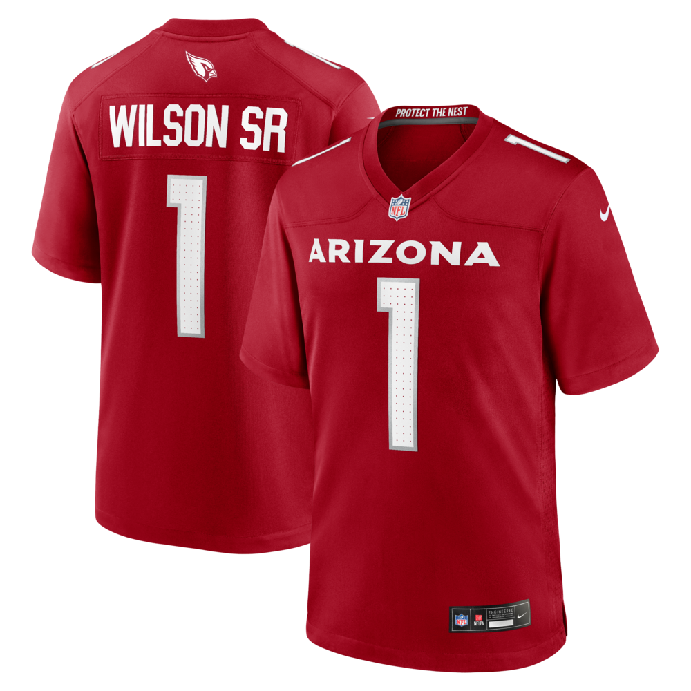 Arizona Cardinals Merch - Men's Mack Wilson Cardinal Team Game Jersey 1 - Unicasport Arizona Cardinals Merch - Men's Mack Wilson Cardinal Team Game Jersey