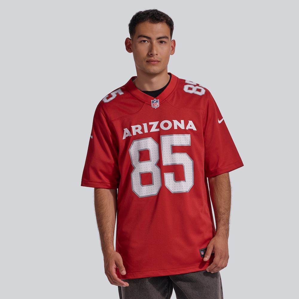 Arizona Cardinals Merch - Men's Trey McBride Cardinal Game Jersey 1 - Unicasport Arizona Cardinals Merch - Men's Trey McBride Cardinal Game Jersey