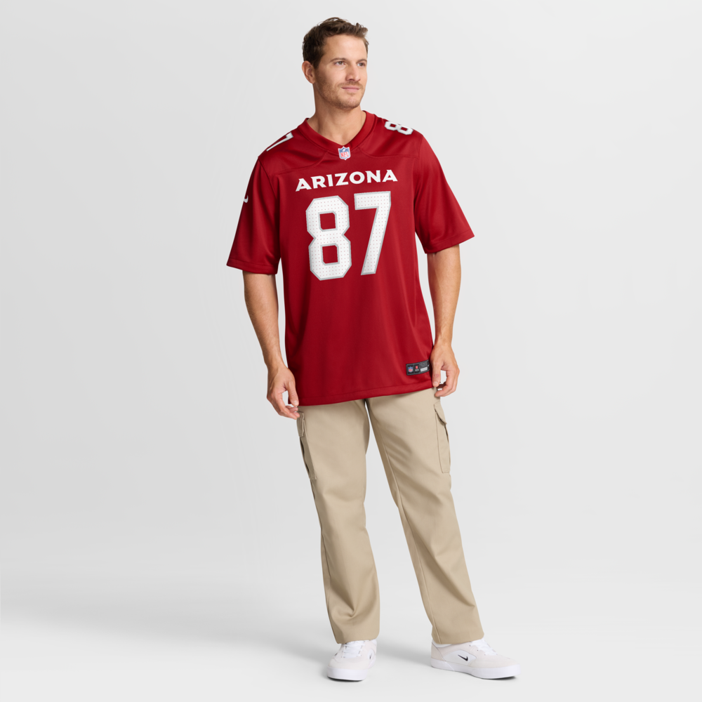 Arizona Cardinals Merch - Men's Tip Reiman Cardinal Team Game Jersey