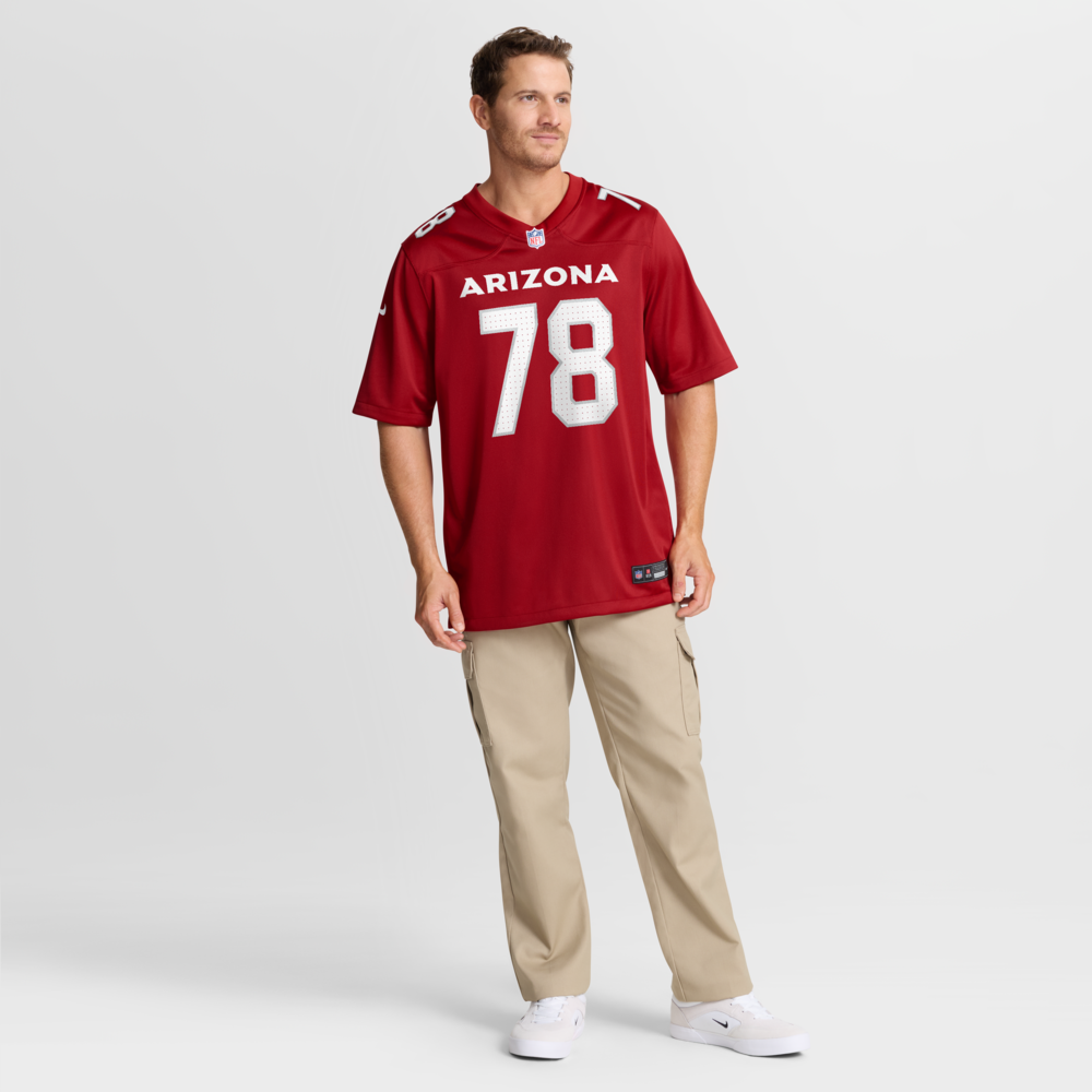 Arizona Cardinals Merch - Men's Josh Fryar Cardinal Team Game Jersey 1 - Unicasport Arizona Cardinals Merch - Men's Josh Fryar Cardinal Team Game Jersey