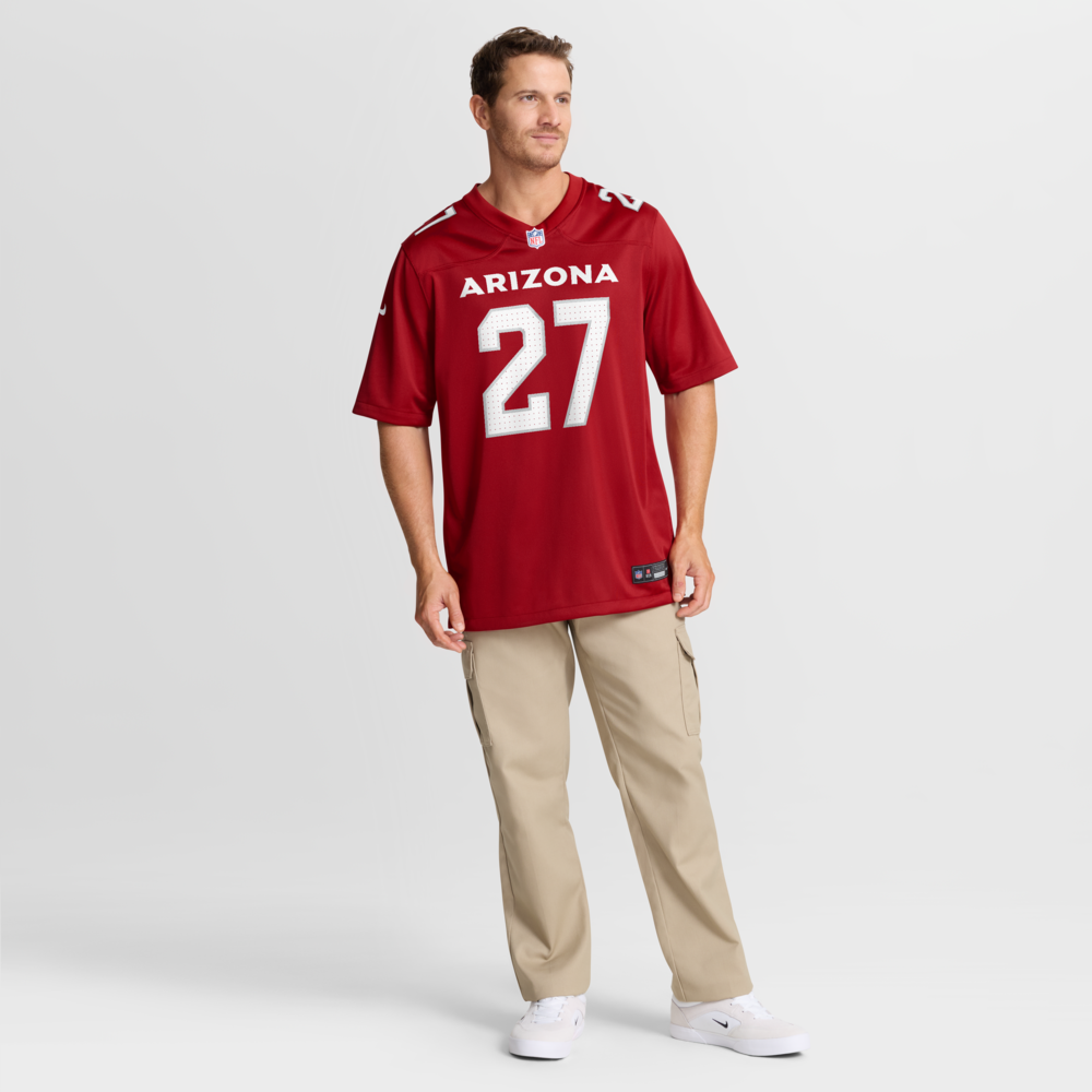 Arizona Cardinals Merch - Men's Divaad Wilson Cardinal Team Game Jersey 1 - Unicasport Arizona Cardinals Merch - Men's Divaad Wilson Cardinal Team Game Jersey