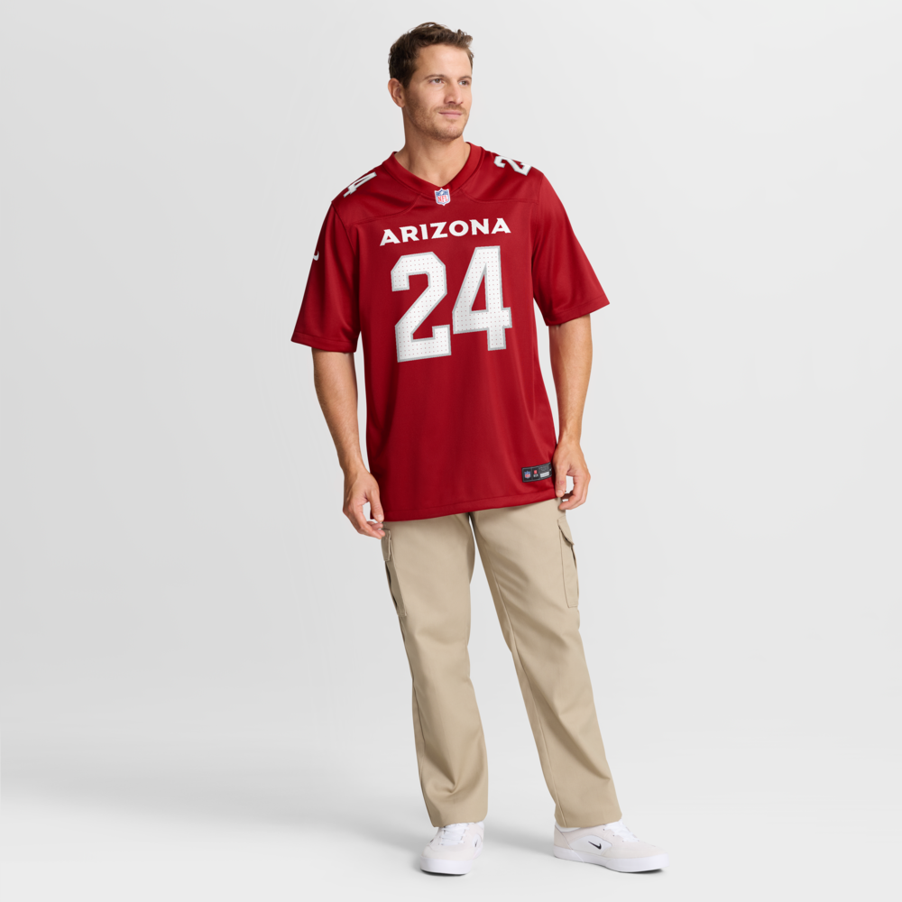 Arizona Cardinals Merch - Men's Starling Thomas V Cardinal Team Game Jersey 1 - Unicasport Arizona Cardinals Merch - Men's Starling Thomas V Cardinal Team Game Jersey