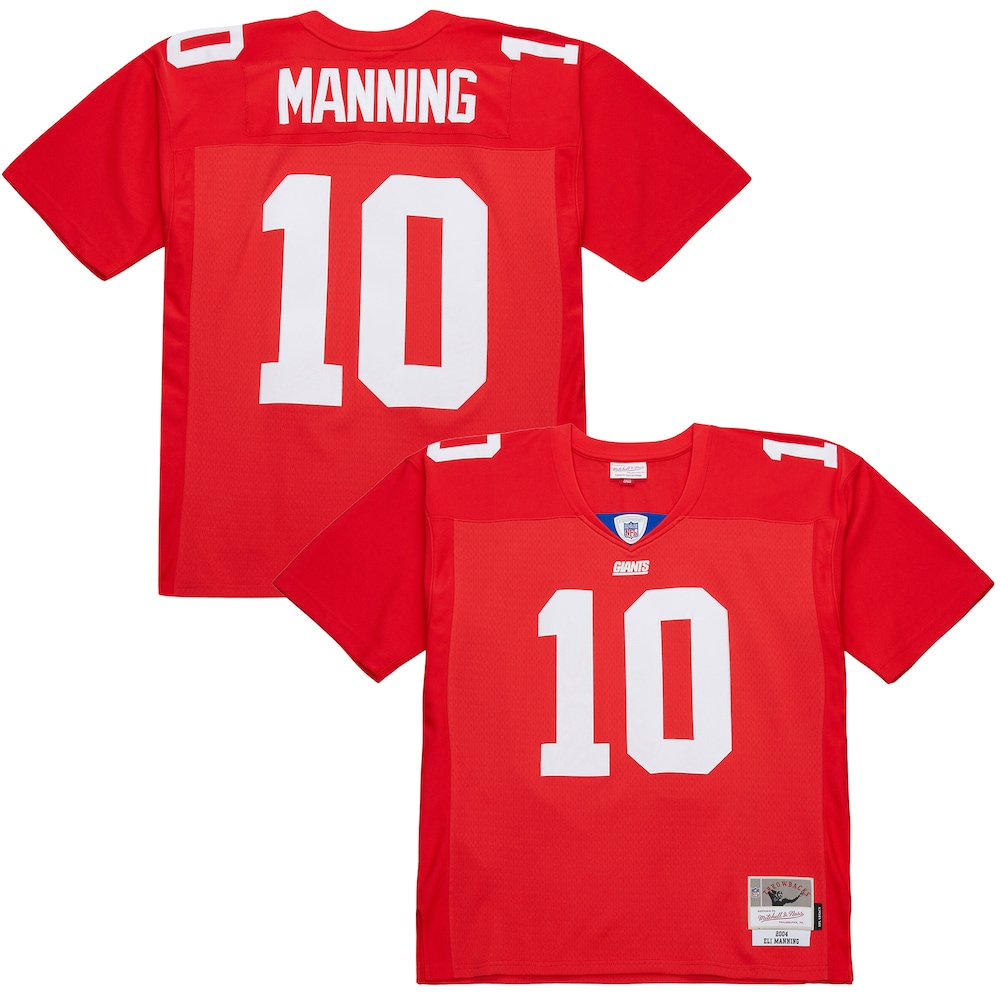 New York Giants Merch - Men's Eli Manning 2004 Legacy Replica Jersey, Red 1 - Unicasport New York Giants Merch - Men's Eli Manning 2004 Legacy Replica Jersey, Red