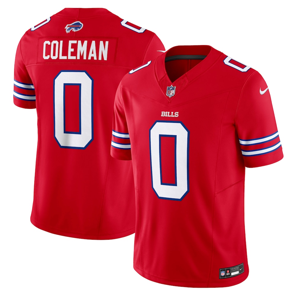 Buffalo Bills Merch - Men's Keon Coleman Alternate Vapor F.U.S.E. Limited Jersey, Red 1 - Unicasport Buffalo Bills Merch - Men's Keon Coleman Alternate Vapor F.U.S.E. Limited Jersey, Red