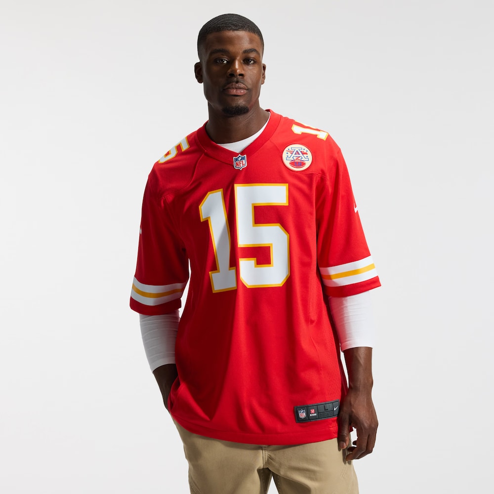 Kansas City Chiefs Merch - Men's Patrick Mahomes Game Jersey, Red - Football Gifts For Men 1 - Unicasport Kansas City Chiefs Merch - Men's Patrick Mahomes Game Jersey, Red - Football Gifts For Men