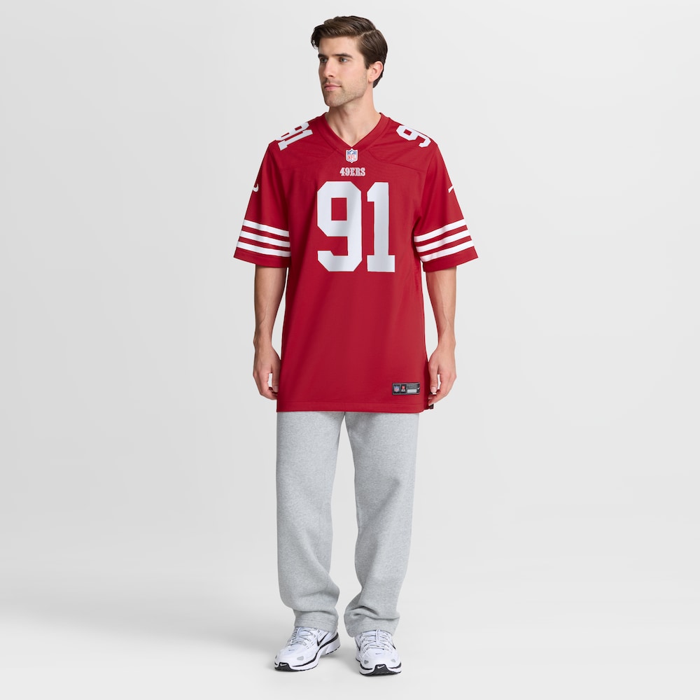 San Francisco 49ers Merch - Men's Earnest IV Scarlet Team Game Jersey, Brown 1 - Unicasport San Francisco 49ers Merch - Men's Earnest IV Scarlet Team Game Jersey, Brown