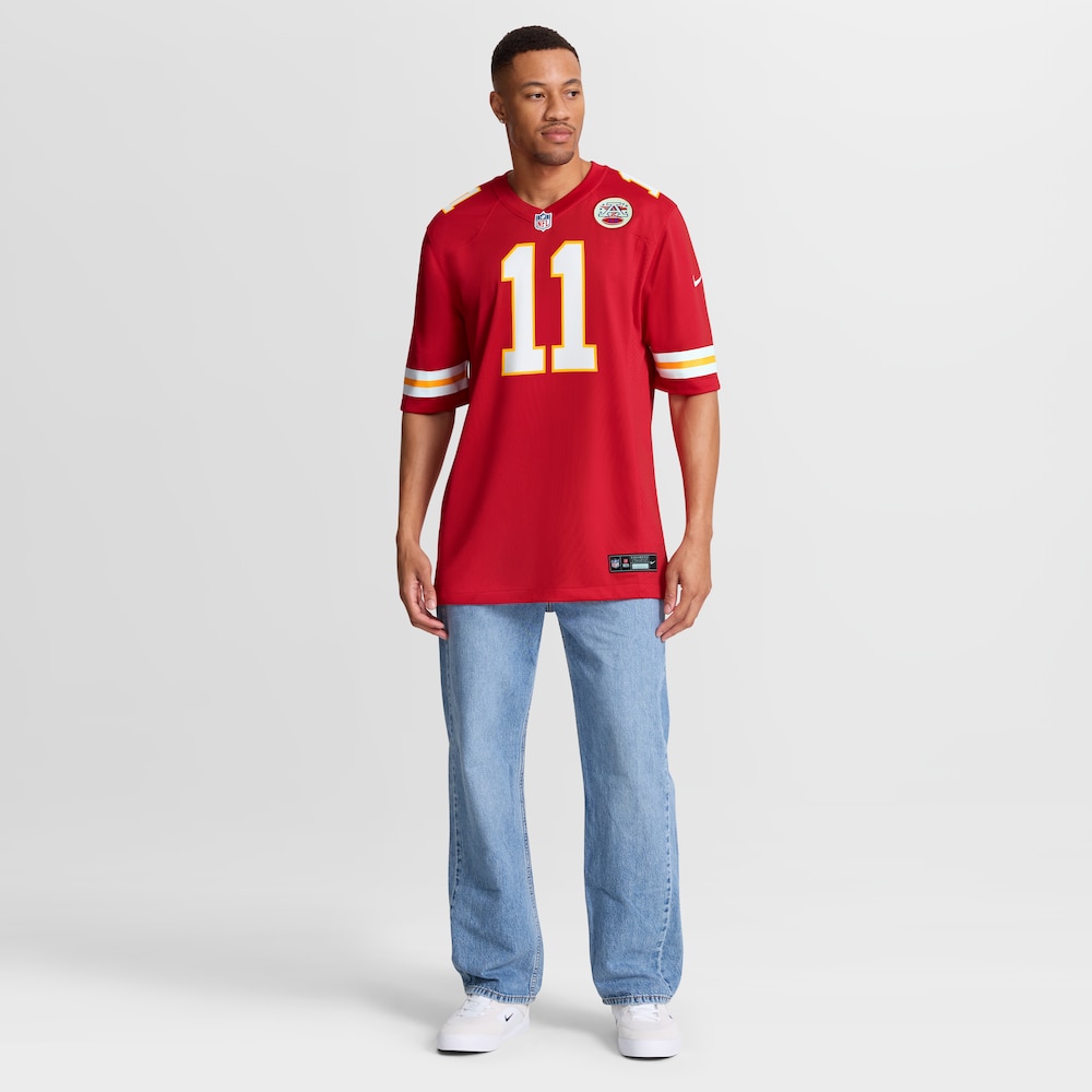 Kansas City Chiefs Merch - Men's Jalen Royals Team Game Jersey, Red - Football Gifts For Men 1 - Unicasport Kansas City Chiefs Merch - Men's Jalen Royals Team Game Jersey, Red - Football Gifts For Men