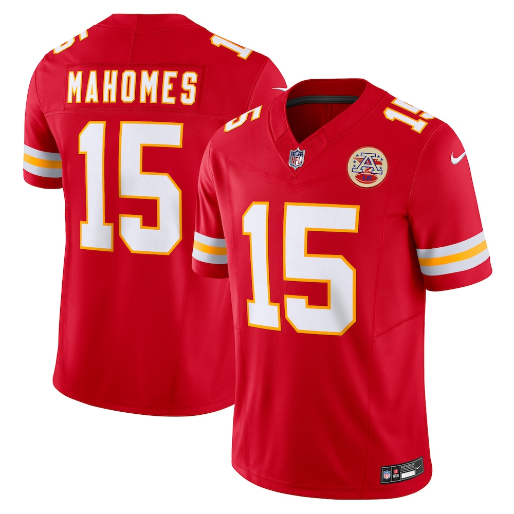 Kansas City Chiefs Merch - Men's Patrick Mahomes Vapor F.U.S.E. Limited Jersey, Red 1 - Unicasport Kansas City Chiefs Merch - Men's Patrick Mahomes Vapor F.U.S.E. Limited Jersey, Red