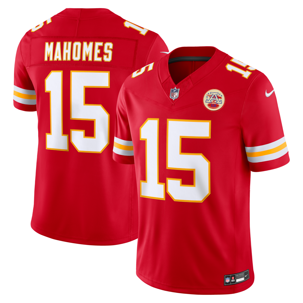 Kansas City Chiefs Merch - Men's Patrick Mahomes Team Vapor F.U.S.E. Stitched Limited Jersey, Red 1 - Unicasport Kansas City Chiefs Merch - Men's Patrick Mahomes Team Vapor F.U.S.E. Stitched Limited Jersey, Red