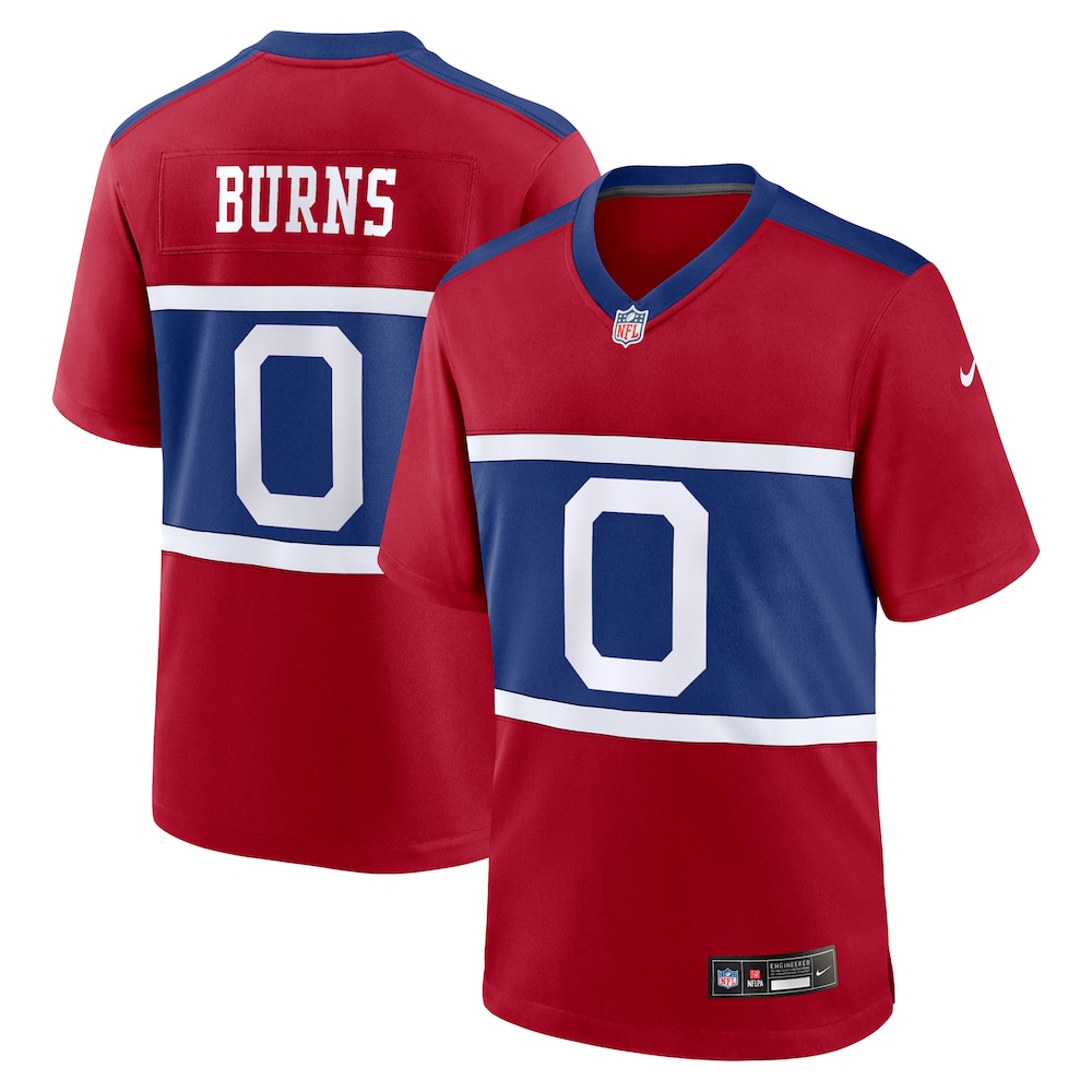 New York Giants Merch - Men's Brian Burns Century Alternate Game Jersey, Red 1 - Unicasport New York Giants Merch - Men's Brian Burns Century Alternate Game Jersey, Red