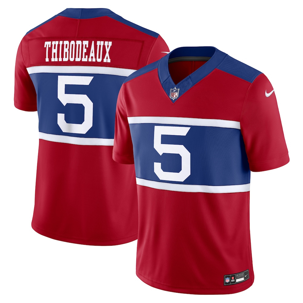 New York Giants Merch - Men's Kayvon Thibodeaux Century Alternate Vapor F.U.S.E. Limited Jersey, Red 1 - Unicasport New York Giants Merch - Men's Kayvon Thibodeaux Century Alternate Vapor F.U.S.E. Limited Jersey, Red