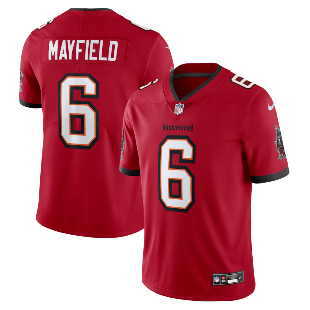 Tampa Bay Buccaneers Merch - Men's Baker Mayfield Vapor Untouchable Limited Jersey, Red - American Football Fan Gifts 1 - Unicasport Tampa Bay Buccaneers Merch - Men's Baker Mayfield Vapor Untouchable Limited Jersey, Red - American Football Fan Gifts