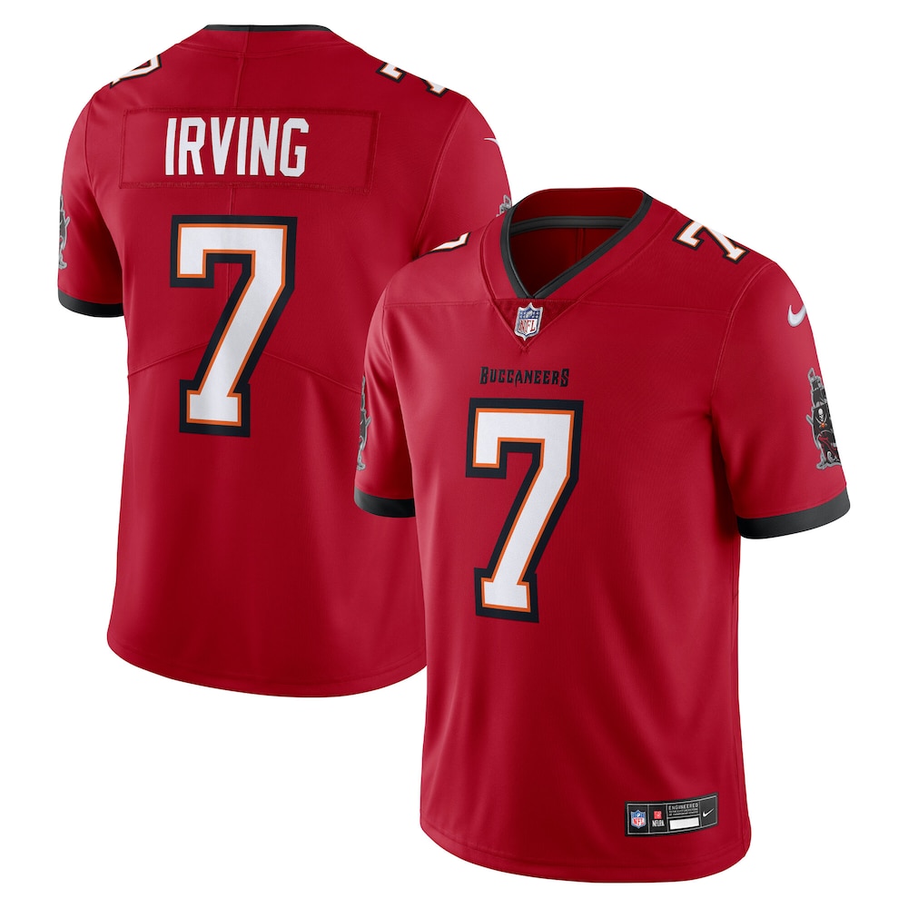 Tampa Bay Buccaneers Merch - Men's Bucky Irving Vapor Untouchable Stitched Limited Jersey, Red 1 - Unicasport Tampa Bay Buccaneers Merch - Men's Bucky Irving Vapor Untouchable Stitched Limited Jersey, Red
