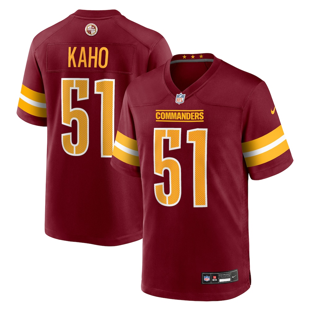 Washington Commanders Merch - Men's Ale Kaho Team Game Jersey, Burgundy - Best Gift For A Football Lover 1 - Unicasport Washington Commanders Merch - Men's Ale Kaho Team Game Jersey, Burgundy - Best Gift For A Football Lover