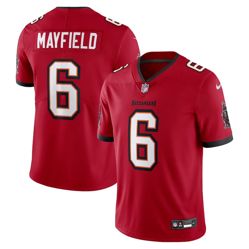 Tampa Bay Buccaneers Merch - Men's Baker Mayfield Vapor Untouchable Stitched Limited Jersey, Reds For Men 1 - Unicasport Tampa Bay Buccaneers Merch - Men's Baker Mayfield Vapor Untouchable Stitched Limited Jersey, Reds For Men