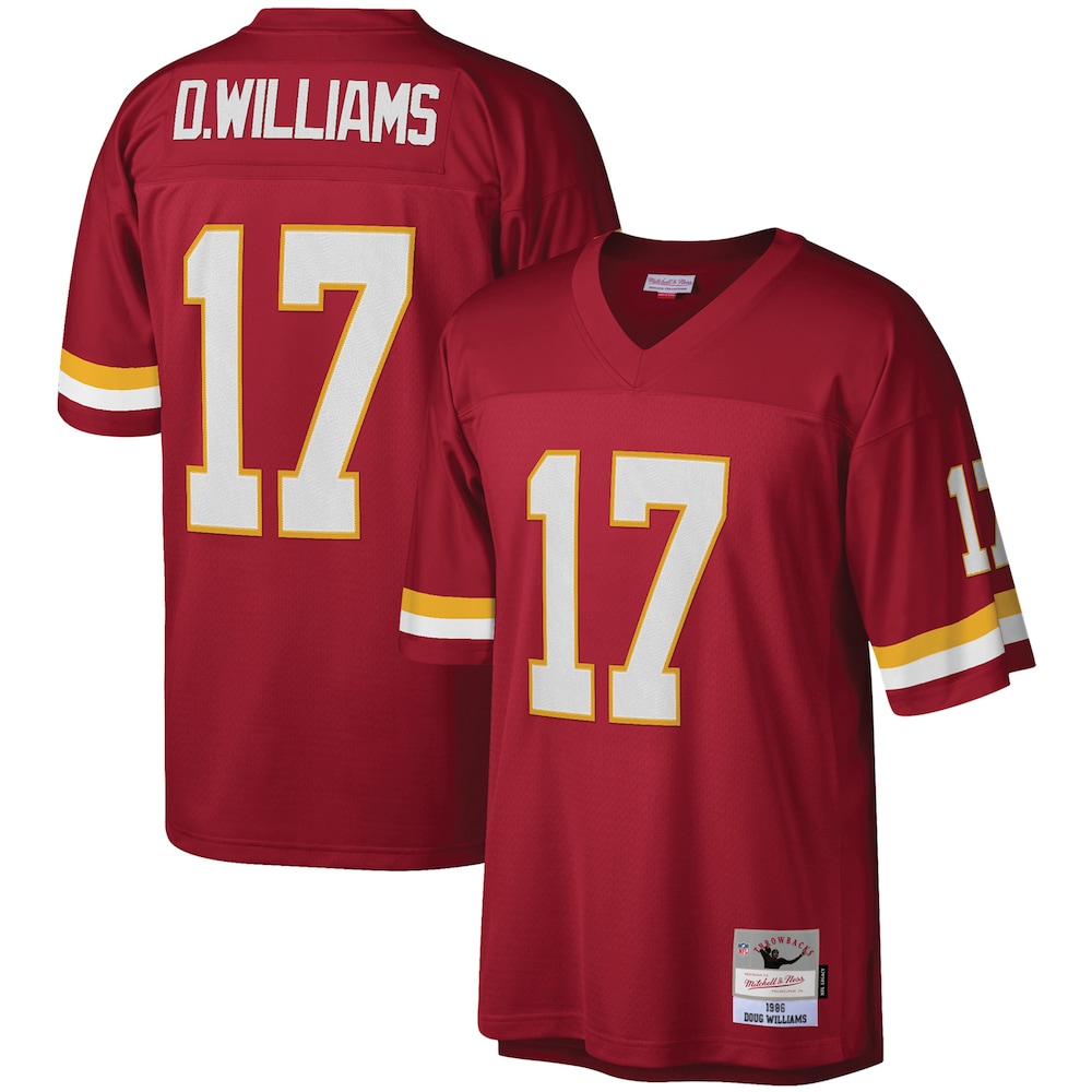 Washington Commanders Merch - Men's Washington Football Team Doug Williams Legacy Replica Jersey, Burgundy - Football Christmas Gift Ideas 1 - Unicasport Washington Commanders Merch - Men's Washington Football Team Doug Williams Legacy Replica Jersey, Burgundy - Football Christmas Gift Ideas