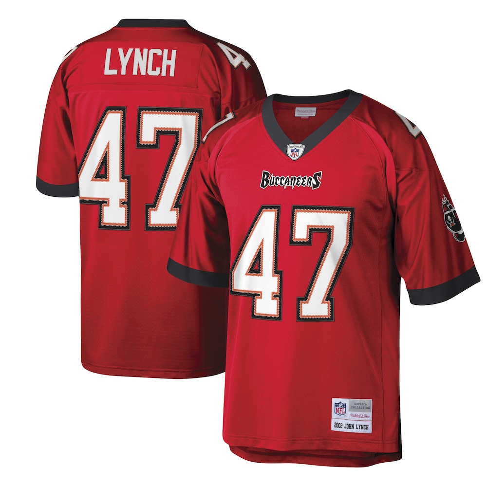 Tampa Bay Buccaneers Merch - Men's John Lynch Legacy Replica Jersey, Red - Best Football Related Gifts 1 - Unicasport Tampa Bay Buccaneers Merch - Men's John Lynch Legacy Replica Jersey, Red - Best Football Related Gifts