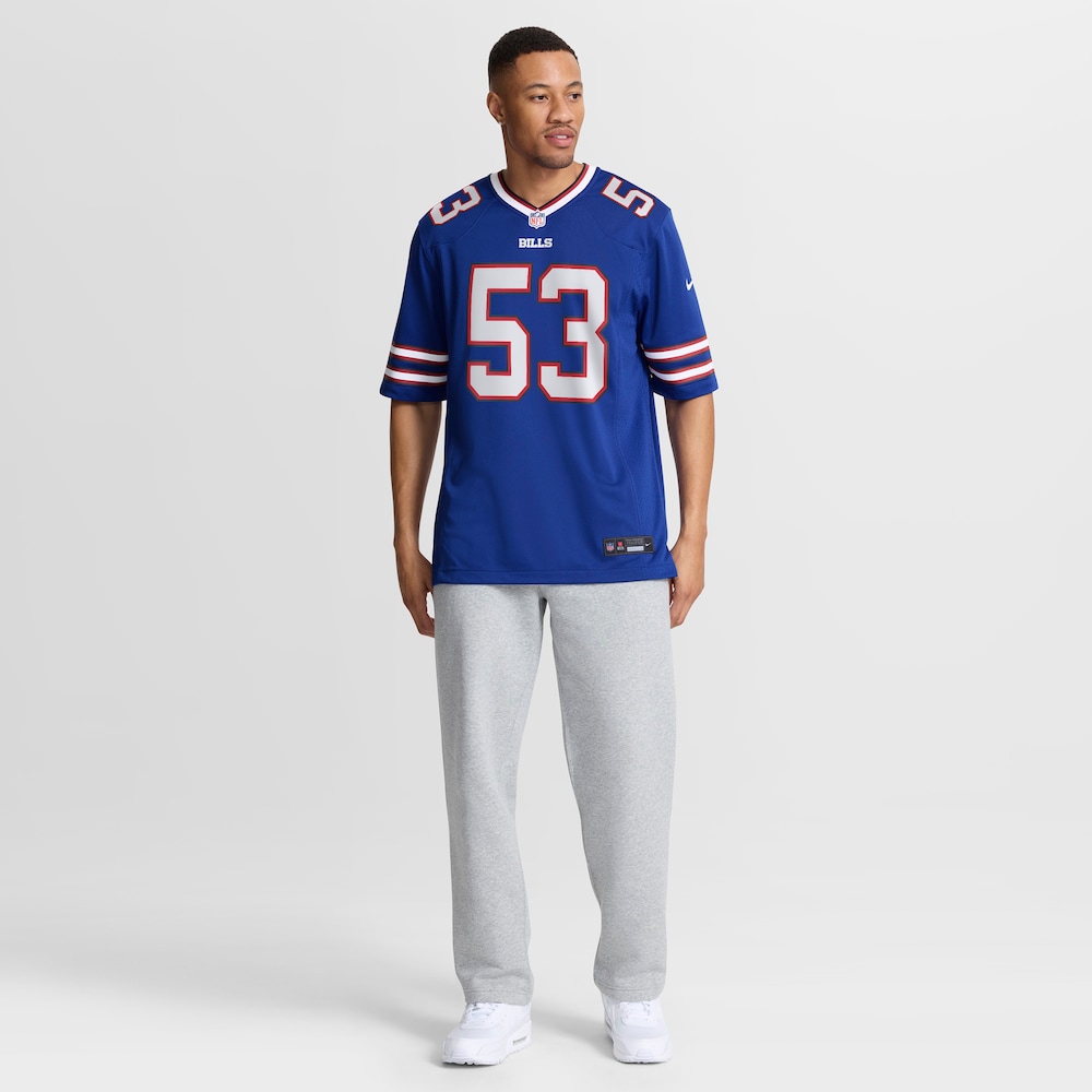Buffalo Bills Merch - Men's Lloyd Cushenberry III Royal Team Game Jersey - Best Birthday Gift For Football Lovers 1 - Unicasport Buffalo Bills Merch - Men's Lloyd Cushenberry III Royal Team Game Jersey - Best Birthday Gift For Football Lovers
