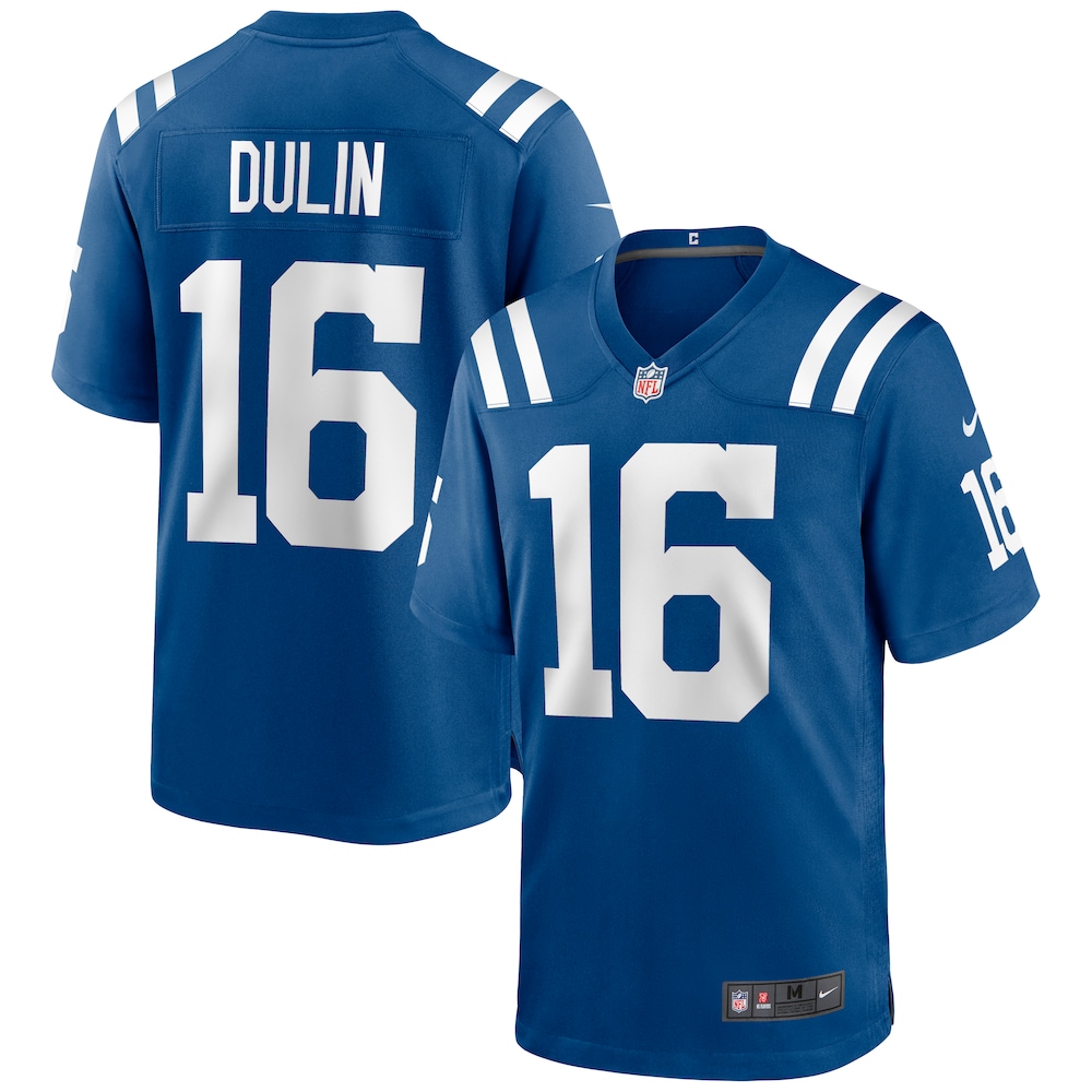 Indianapolis Colts Merch - Men's Ashton Dulin Royal Game Jersey 1 - Unicasport Indianapolis Colts Merch - Men's Ashton Dulin Royal Game Jersey