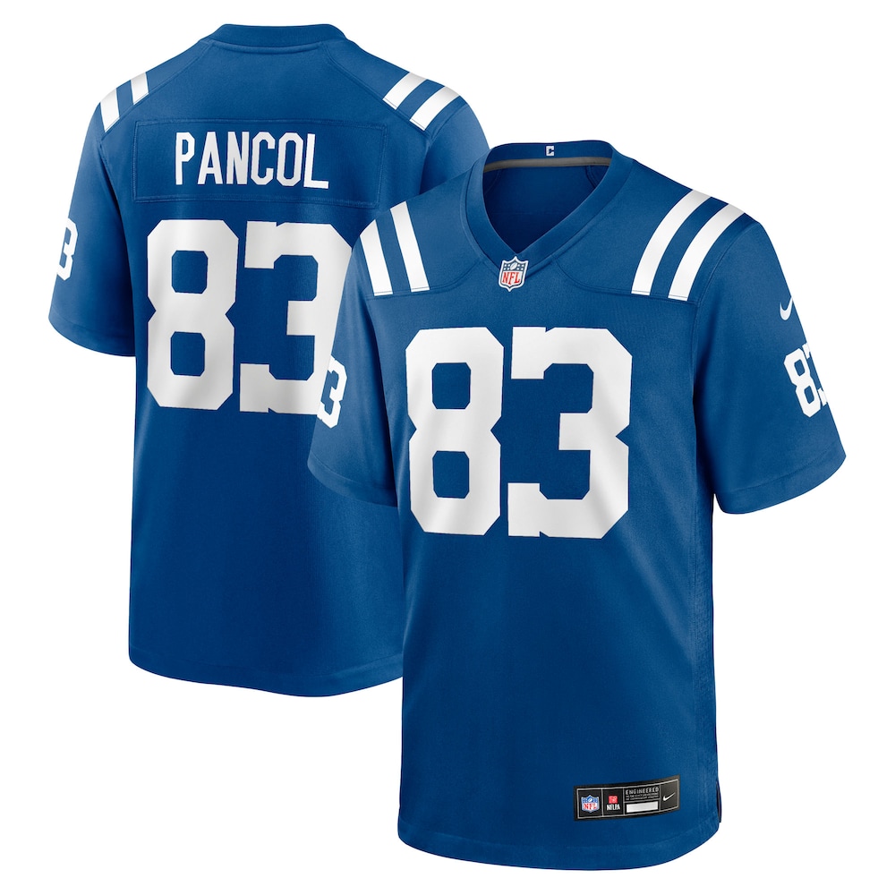 Indianapolis Colts Merch - Men's Eli Pancol Royal Team Game Jersey 1 - Unicasport Indianapolis Colts Merch - Men's Eli Pancol Royal Team Game Jersey