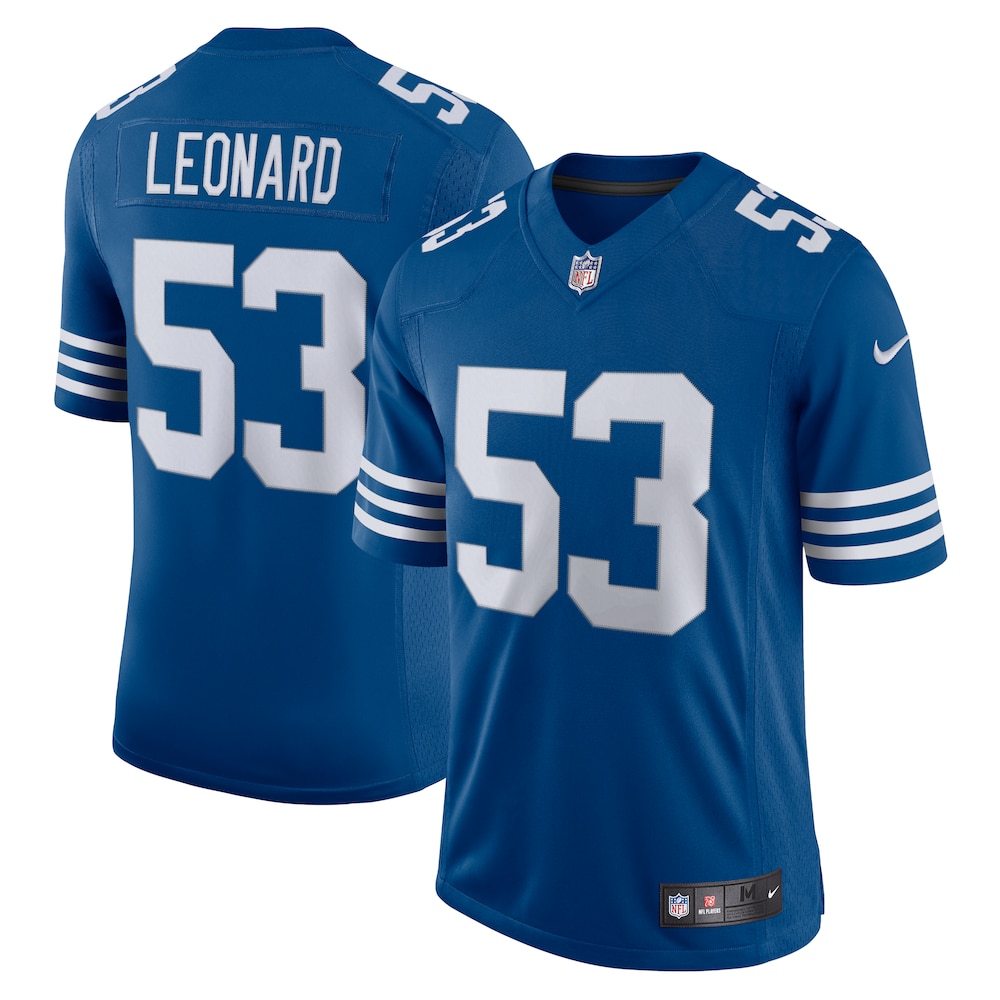 Indianapolis Colts Merch - Men's Darius Leonard Royal Alternate Vapor Limited Jersey 1 - Unicasport Indianapolis Colts Merch - Men's Darius Leonard Royal Alternate Vapor Limited Jersey