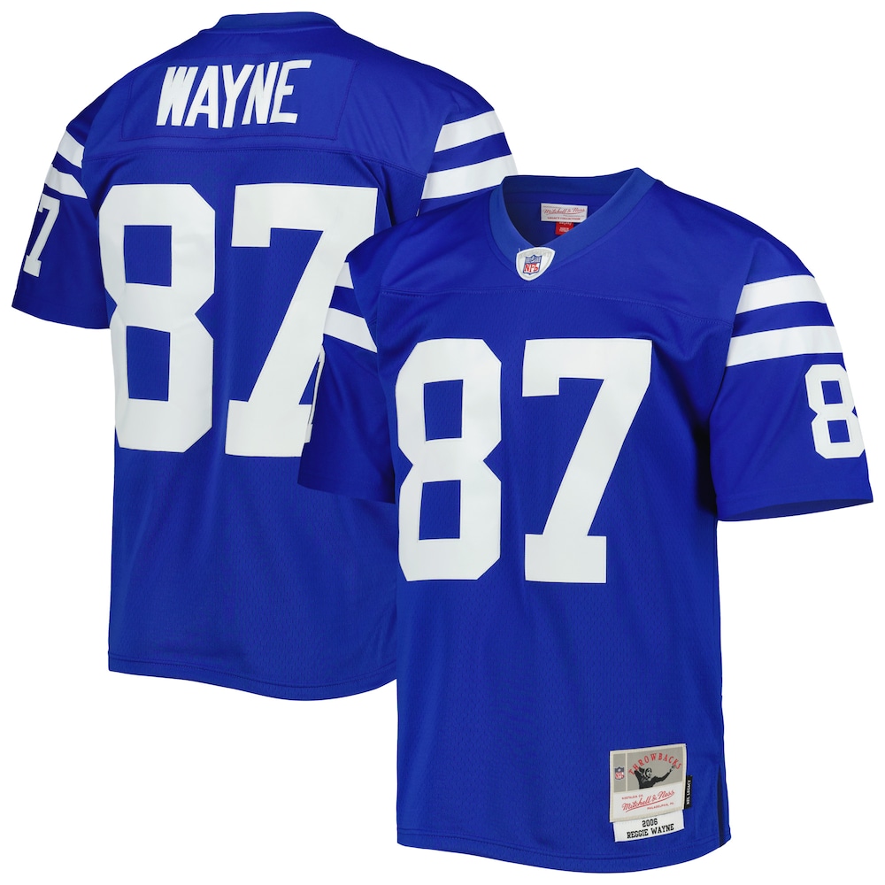 Indianapolis Colts Merch - Men's Reggie Wayne Royal Legacy Replica Jersey - American Football Gift Ideas 1 - Unicasport Indianapolis Colts Merch - Men's Reggie Wayne Royal Legacy Replica Jersey - American Football Gift Ideas