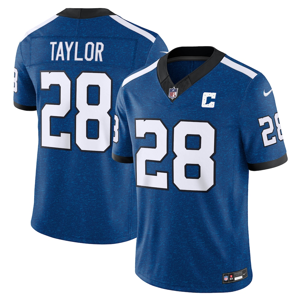 Indianapolis Colts Merch - Men's Jonathan Taylor Royal Alternate Indiana Nights Vapor F.U.S.E. Stitched Limited Jersey - Presents For Football Fans 1 - Unicasport Indianapolis Colts Merch - Men's Jonathan Taylor Royal Alternate Indiana Nights Vapor F.U.S.E. Stitched Limited Jersey - Presents For Football Fans