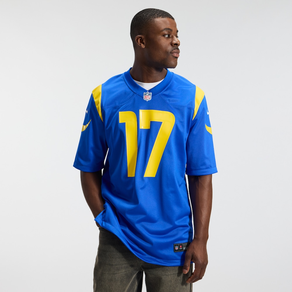 Los Angeles Rams Merch - Men's Davante Adams Royal Team Jersey 1 - Unicasport Los Angeles Rams Merch - Men's Davante Adams Royal Team Jersey