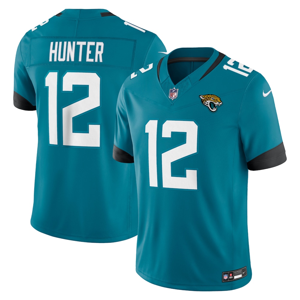 Jacksonville Jaguars Merch - Men's Travis Hunter Teal Team Vapor F.U.S.E. Stitched Limited Jersey 1 - Unicasport Jacksonville Jaguars Merch - Men's Travis Hunter Teal Team Vapor F.U.S.E. Stitched Limited Jersey