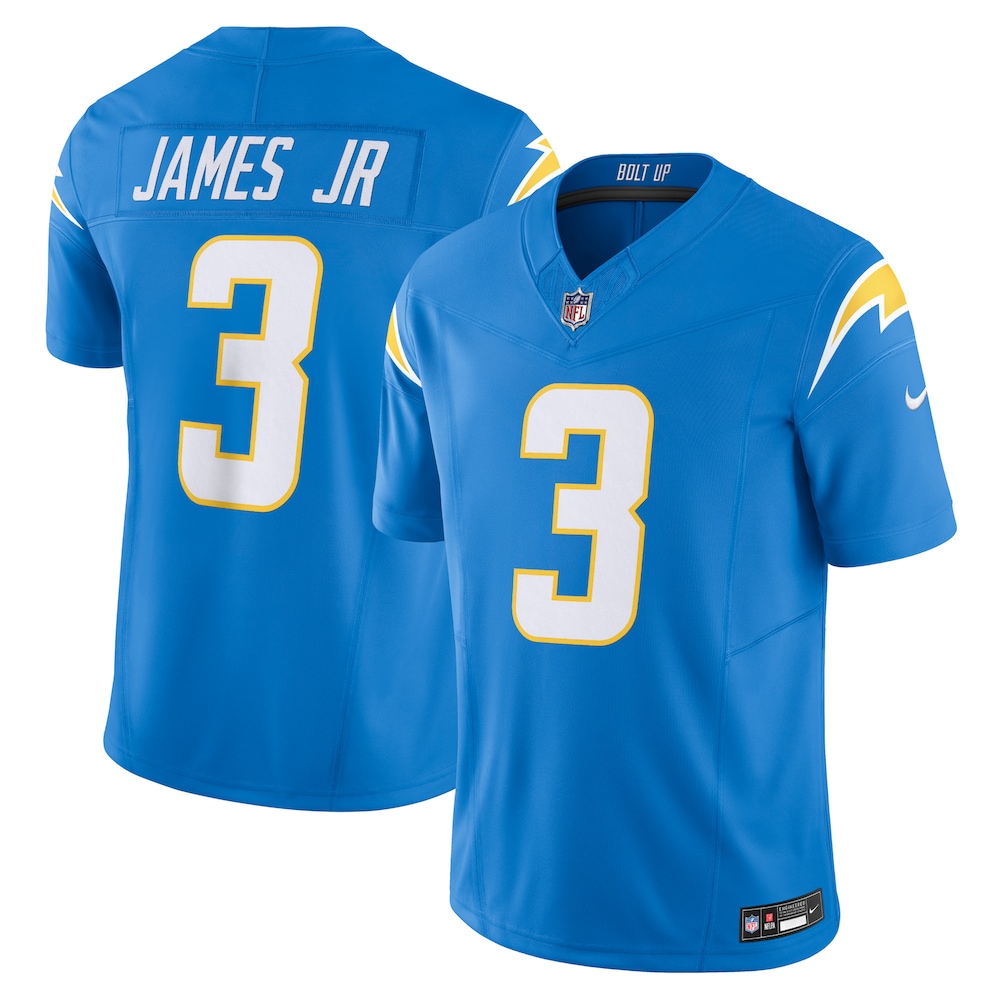 Los Angeles Chargers Merch - Men's Derwin James Jr. Powder Vapor F.U.S.E. Limited Jersey, Blue - American Football Fan Gifts 1 - Unicasport Los Angeles Chargers Merch - Men's Derwin James Jr. Powder Vapor F.U.S.E. Limited Jersey, Blue - American Football Fan Gifts