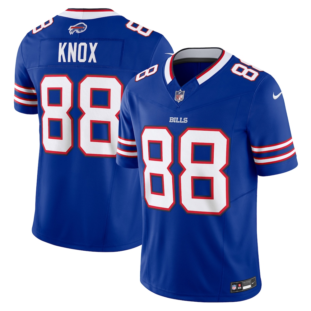 Buffalo Bills Merch - Men's Dawson Knox Royal Vapor F.U.S.E. Limited Jersey 1 - Unicasport Buffalo Bills Merch - Men's Dawson Knox Royal Vapor F.U.S.E. Limited Jersey