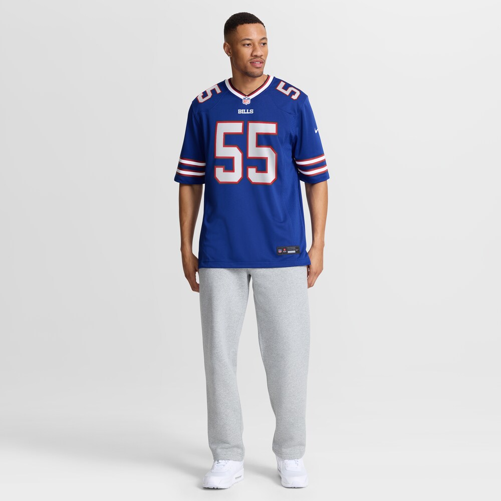 Buffalo Bills Merch - Men's David Ugwoegbu Royal Game Jersey 1 - Unicasport Buffalo Bills Merch - Men's David Ugwoegbu Royal Game Jersey