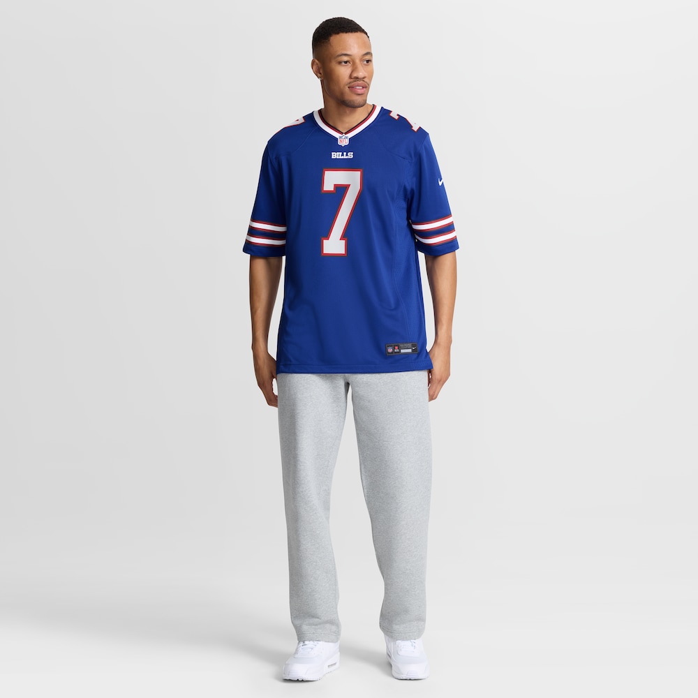 Buffalo Bills Merch - Men's Doug Flutie Royal Game Retired Player Jersey 1 - Unicasport Buffalo Bills Merch - Men's Doug Flutie Royal Game Retired Player Jersey