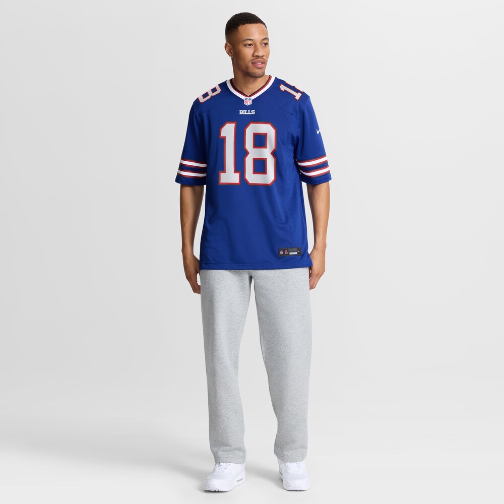 Buffalo Bills Merch - Men's Amari Cooper Royal Game Jersey 1 - Unicasport Buffalo Bills Merch - Men's Amari Cooper Royal Game Jersey