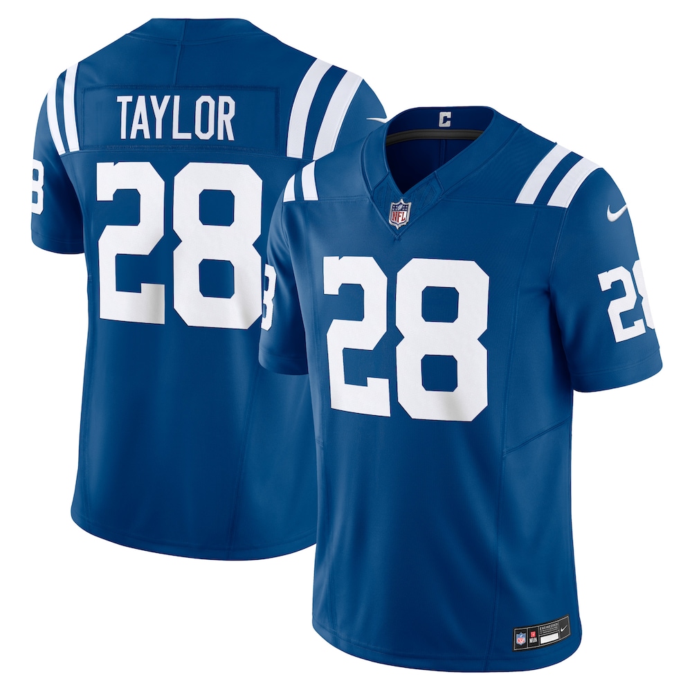 Indianapolis Colts Merch - Men's Jonathan Taylor Royal Vapor F.U.S.E. Limited Jersey 1 - Unicasport Indianapolis Colts Merch - Men's Jonathan Taylor Royal Vapor F.U.S.E. Limited Jersey