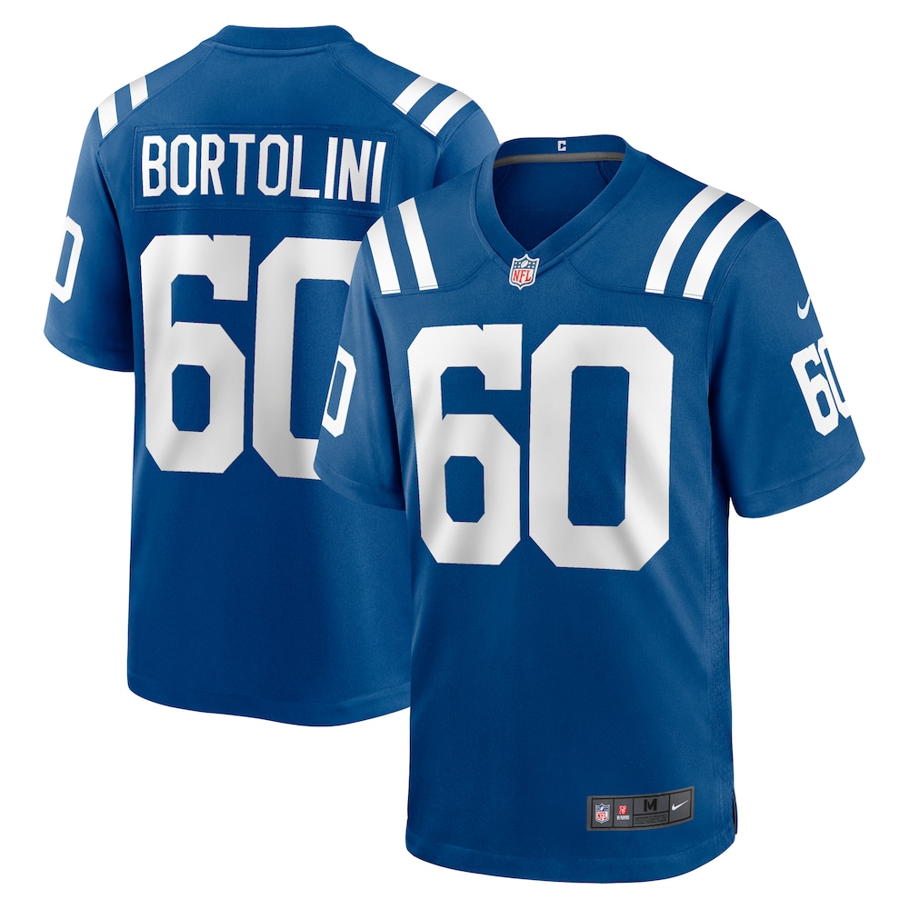 Indianapolis Colts Merch - Men's Tanor Bortolini Royal Game Jersey 1 - Unicasport Indianapolis Colts Merch - Men's Tanor Bortolini Royal Game Jersey